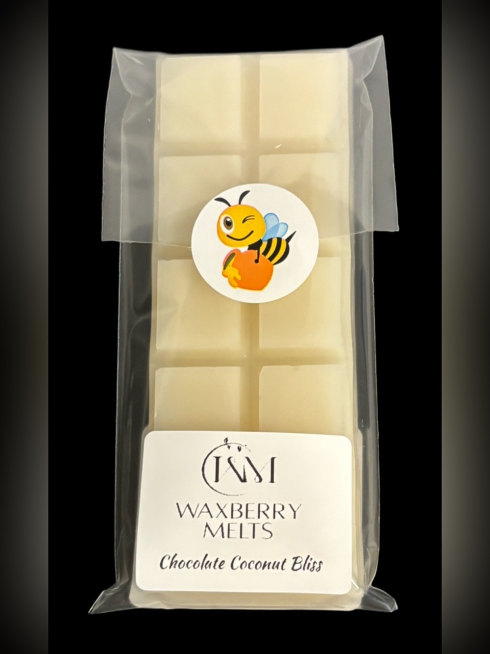 Hand Crafted Chocolate Coconut Bliss Scented Wax Melts Bar - 1 Bar - Picture 4 of 4